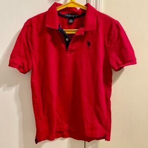 Boys red U.S polo XL shirt